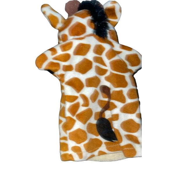 Melissa & Doug Hand Puppets Plush Lamb Giraffe Cow Farm Stuffed Animal Lot of 3 - Picture 8 of 14